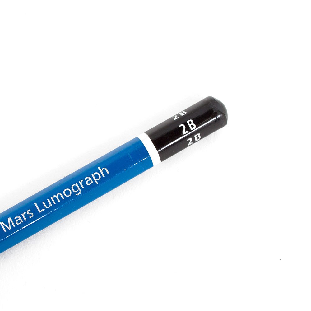 Staedtler, Blue, Pencils, Art & School, Lumograph, Graphite, 41871, 2B